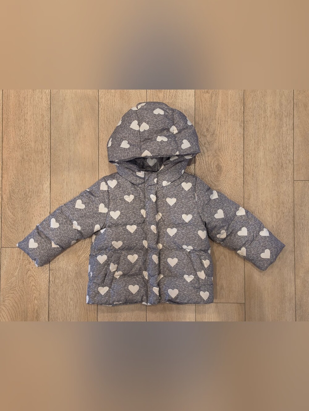 GAP Kids, Size 3, Grey Down Puffer Jacket